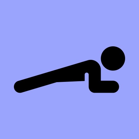 app icon for a plank challenge